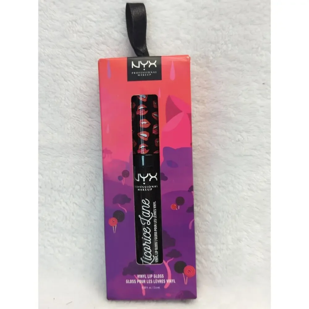 NYX Land of Lollies Lip Gloss Tint Licorice Lane‎ Cherry Cola New in Box